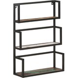 Zidna polica 60 x 20 x 85 cm od masivnog obnovljenog drva | shoptok.hr