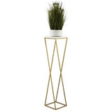  Stalak za cveće LOFT 100x24 cm zlatna/bela | Eponuda.com