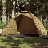 Šator za kampiranje za 4 osobe kamuflažni brzo otpuštanje