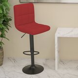  Barski stolac od tkanine crvena boja vina | shoptok.hr