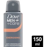 Dove Men+Care Energising Antiperspirant osvežilni deodorant za moške 150 ml | Shoptok.si