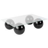 Hanah home Sto za dnevnu sobu Sera Black Transparent