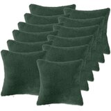  Presvlaka za jastuk 12 pcs HEERLEN Tamnozelena 40 x 40 cm | shoptok.hr