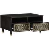 Maison Chic Klubska mizica - kavna mizica - Nizka mizica 80x54x40 cm trden mangov les, (21754351) Cene