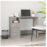  Radni stol siva boja betona 102x50x76 cm konstruirano drvo | shoptok.hr