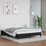 vidaXL Posteljni okvir črn 140x200 cm umetno usnje Cene
