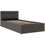 Hidraulični okvir za krevet od tkanine LED tamnosivi 90x200 cm | shoptok.hr