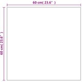  Zidno ogledalo 60 x 60 cm červrtasto stakleno | shoptok.hr