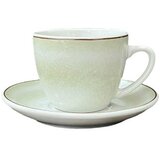 Evviva 6-delni set skodelic za espresso s podstavkom Rainbow, porcelan, 90 ml | Shoptok.si