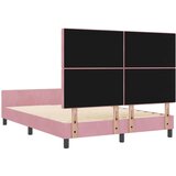 Box Postelja Roza 140x190 cm Žamet, (22049113) | Shoptok.si