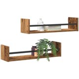  Polica na zidu Zidne 2 pcs Staro drvo 60 x 16 x 14 cm | shoptok.hr