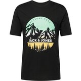 Jack & Jones Majica 'JJPEAK' pastelno žuta / menta / crna / bijela Cijene