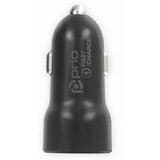 Prio Fast Charge Car Charger 20W PD (USB C) + QC 3.0 (USB A) black | shoptok.hr