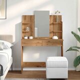  Toaletna mizica z ogledalom artisan hrast 96x39x142 cm, (21828518) | Shoptok.si
