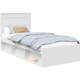  Okvir za krevet Bijelo 100 x 200 cm Čvrsto borovo drvo | shoptok.hr