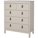 Tvilum Sivo-bež komoda 82x99x38 cm Madrid – | shoptok.hr