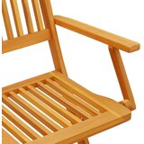  3-dijelni sklopivi bistro set od masivnog bagremovog drva | shoptok.hr