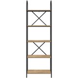 vidaXL Knjižna polica artisan hrast 60 x 30 x 183 cm Konstruiran les | Shoptok.si