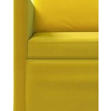 Set sofe 2 pcs Žuta Baršun - Žuta 1-Sjedalo + 2-Sjedalo (120 cm) | shoptok.hr