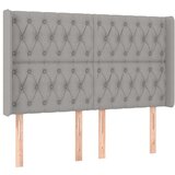  Box spring s madracem LED svjetlosivi 160x200 cm tkanina | shoptok.hr