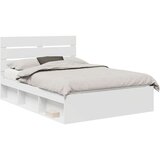 Okvir za krevet Bijelo 140 x 200 cm Čvrsto borovo drvo | shoptok.hr