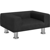 Krevet za pse crni 50x40x26,5 cm baršunasti | Eponuda.ba