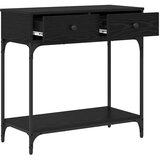  Konzolna stolica Crni hrast 75 x 34,5 x 75 cm Konstruirano drvo | Eponuda.com