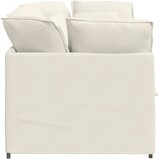  Modularna sofa s jastucima, baršunasta krem | Eponuda.com