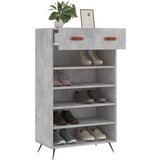 Ormarić Omarica za čevlje betonsko siva 60x35x105 cm inženirski les, (20796038) | Shoptok.si