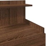 vidaXL Noćni ormarići 2 kom s 2 ladice smeđi hrast 40x36,5x62 cm | shoptok.hr