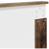  Uzglavlje s uzglavljem Dimljeni hrast 180 cm Konstruirano drvo | shoptok.hr