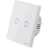 pametni zidni prekidač Wi-Fi + RF433 dupli T2EU2C-TX