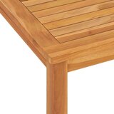 vidaXL vrtni blagovaonski stol 120 x 70 x 77 cm od masivne tikovine | shoptok.hr