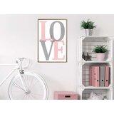  Poster - Grey-Pink Love 40x60 | shoptok.hr