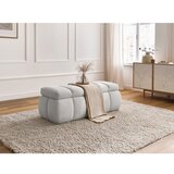 Bobochic Paris Svetlo siva klop iz tkanine bouclé – | Shoptok.si