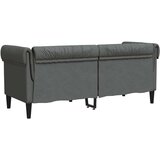  Chesterfield sofa stolica Tamno siva 182.5 x 74.5 x 74.5 cm | shoptok.hr
