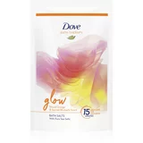 Dove Bath Therapy Glow sol za kopel Blood Orange & Spiced Rhubarb 400 g