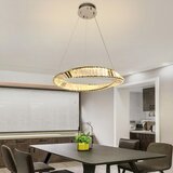  LED prigušiva kristalni luster na sajli LED/40W/230V + daljinsko upravljanje | Eponuda.com
