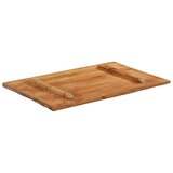  Pravokutna stolna ploča 60 x 90 cm 25 - 27 mm obnovljeno drvo | shoptok.hr