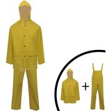  Vodootporno dvodijelno kišno odijelo s kapuljačom, žuto XL | shoptok.hr