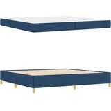  Krevetna konstrukcija Plava 200 x 200 cm tkanina | shoptok.hr