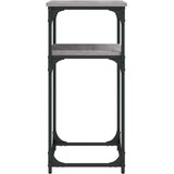 vidaXL Konzolni stol siva boja hrasta 75x35 5x75 cm konstruirano drvo | shoptok.hr