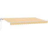  Skrovita tenda Žuta i bijela 350x200 cm 350 x 200 cm | shoptok.hr