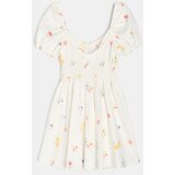 Sinsay Pamučna mini haljina s naborima | shoptok.hr