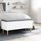  Klupa za pohranu bijela 102x42x46 cm od konstruiranog drva | shoptok.hr