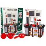  Dječja kuhinja za igru sa satom i zvučnim i svjetlosnim efektima 84cm - smeđa | Shoptok.si
