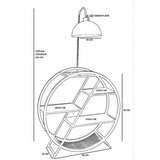 Opviq pluton ceviz lambader retro 3 Baslıklı lampa | ePonuda.com