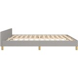  Za krevet s uzglavljem svjetlosivi 180x200 cm od tkanine | shoptok.hr