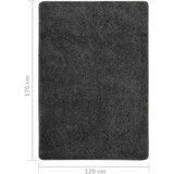 vidaXL Čupavi tepih tamnosivi 120 x 170 cm protuklizni | shoptok.hr
