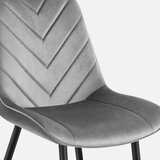 Prince 3.0 siva baršunasta stolica | shoptok.hr